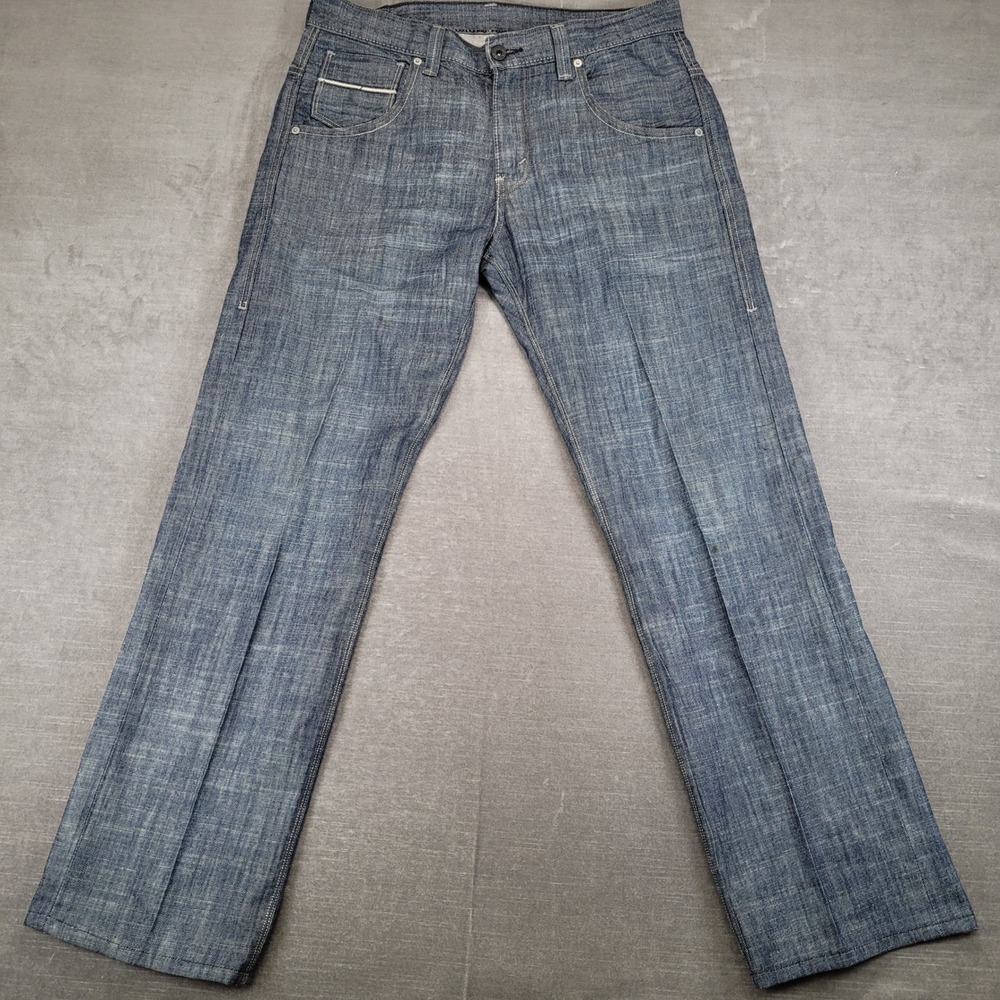 Vintage Levis 569 Jeans Men 35x32 Blue Loose Baggy Denim Flap Pockets Y2K Skater